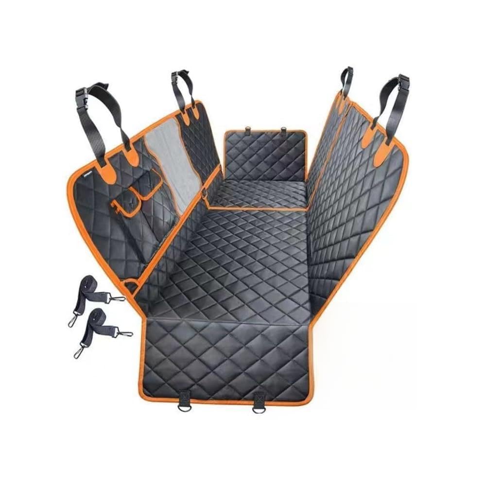 Funda mp-dog cubierta de asiento impermeable para coche protegiendo el interior.