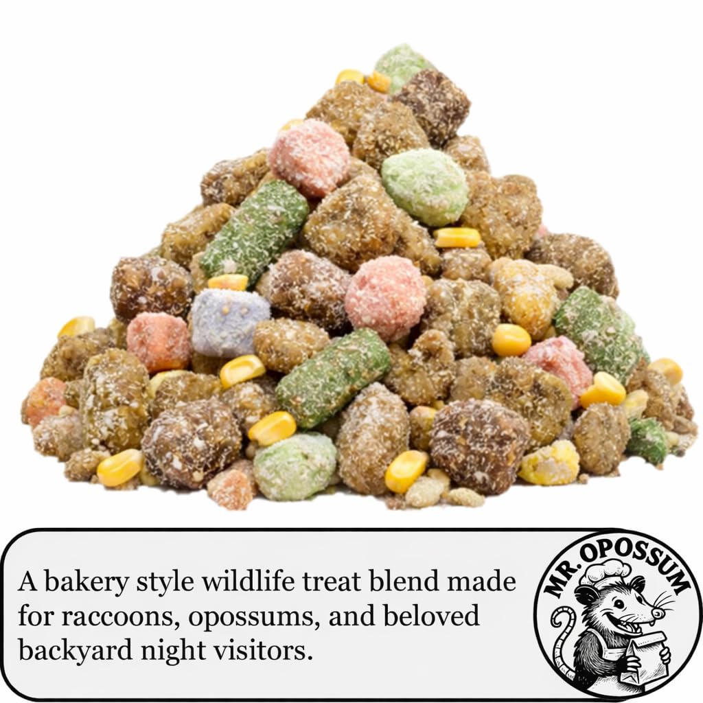 MR. OPOSSUM Midnight Munch bocadillos de carne para mapaches y zarigüeyas, sabor agradable