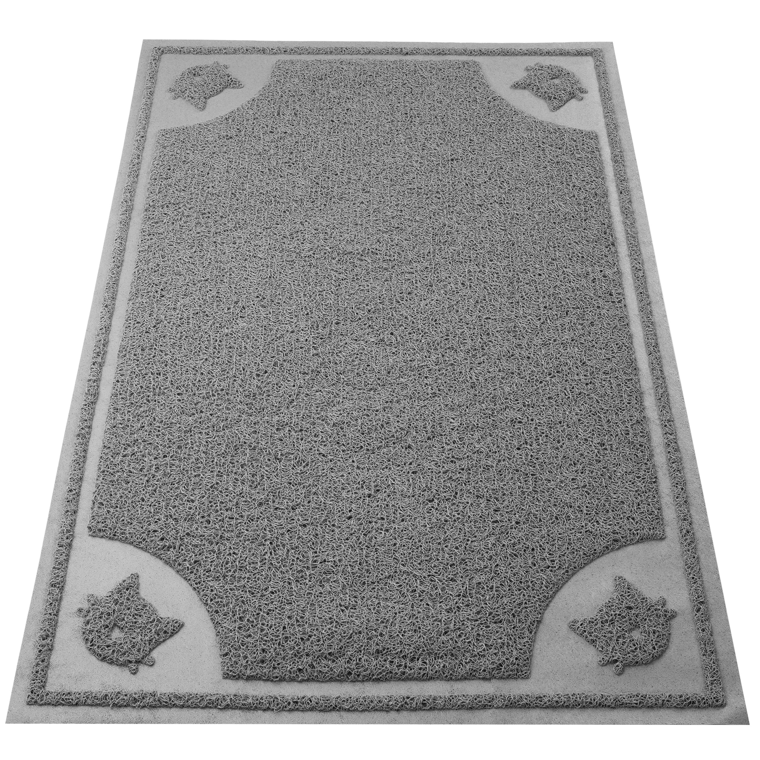 Mr. Pen alfombrilla grande para arena de gato, superficie suave para pisar.
