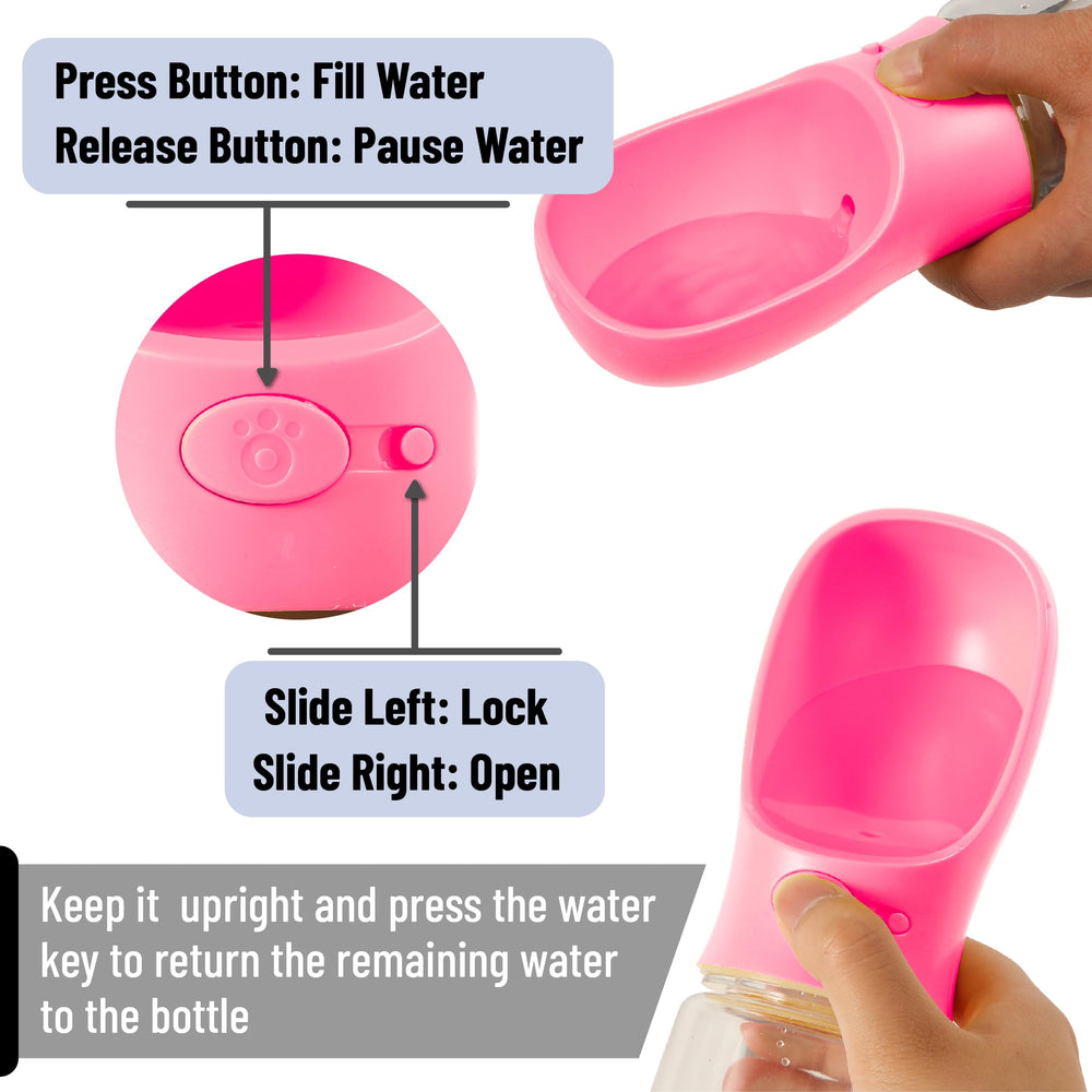 Dispensador de agua con un clic de Mr. Pen, ideal para aventuras al aire libre.