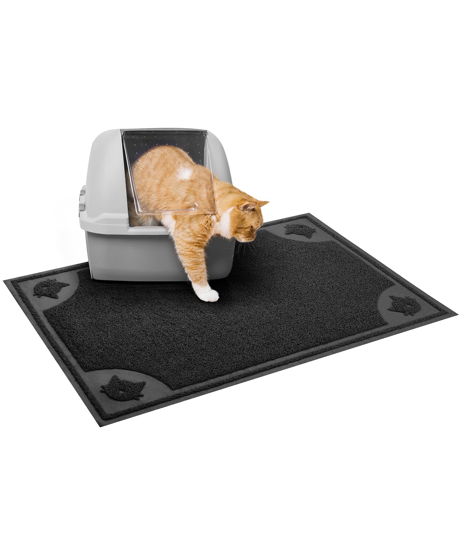 Para caja de arena: Mr. Pen Litter Mat protege y facilita la limpieza.