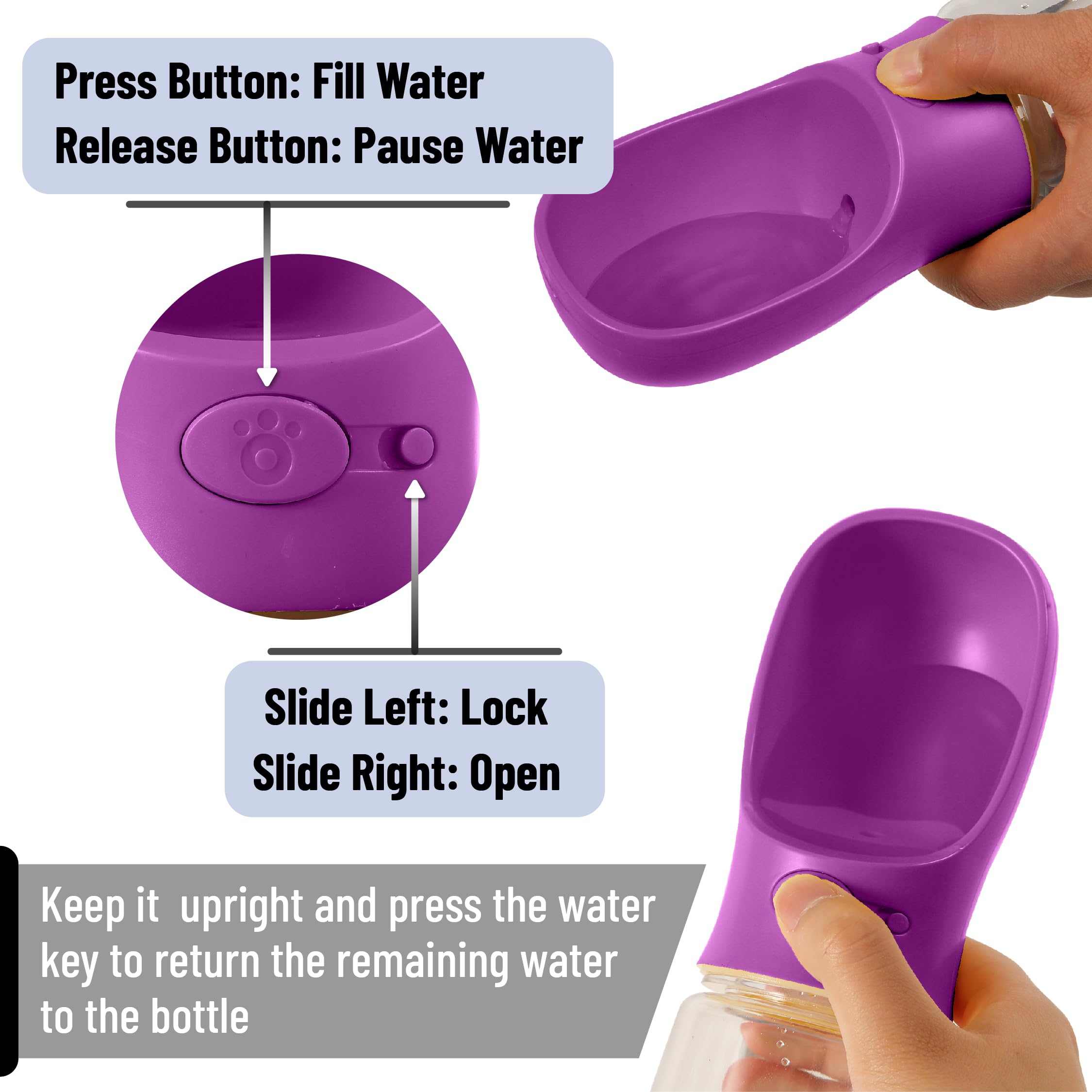 Mr. Pen sistema de agua con un clic para uso rápido y limpio.