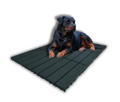 MRHN piso interconectado para jaula de perros, montaje rápido y estable.
