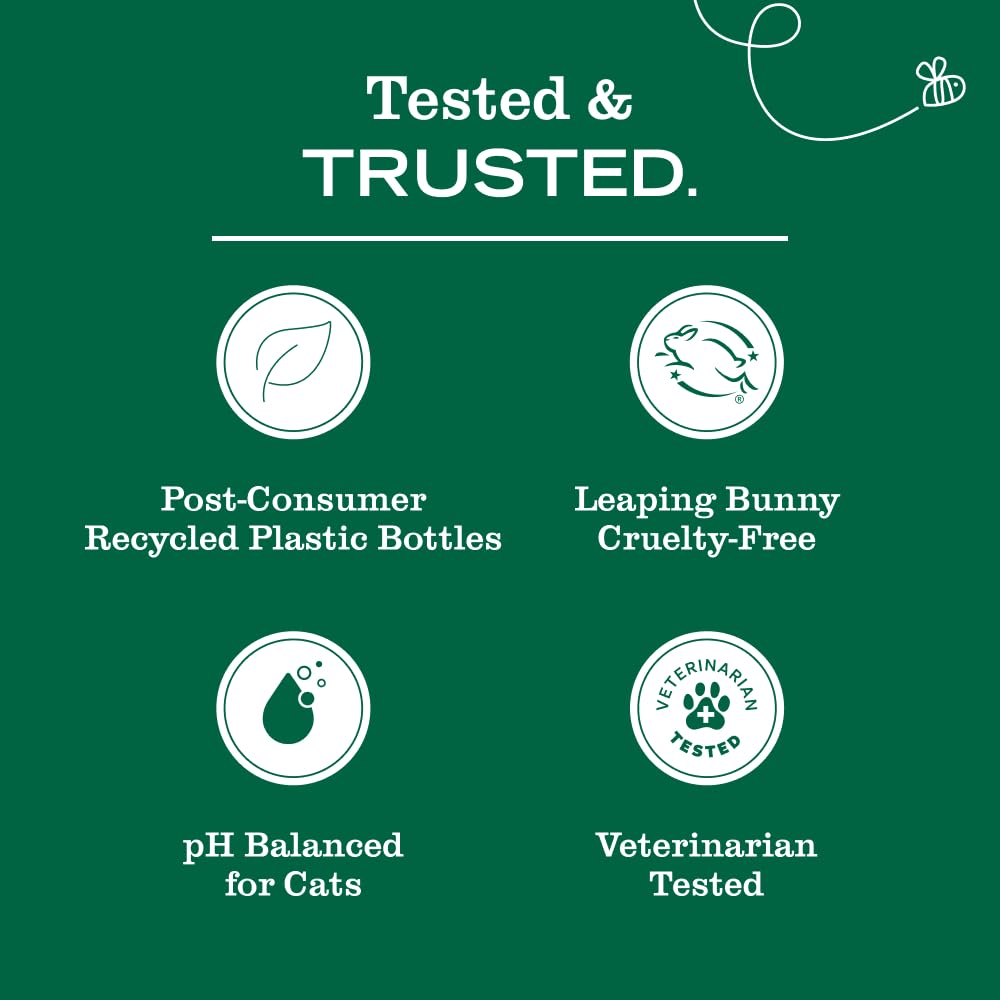 Veterinarian-tested and pH balanced for cats.