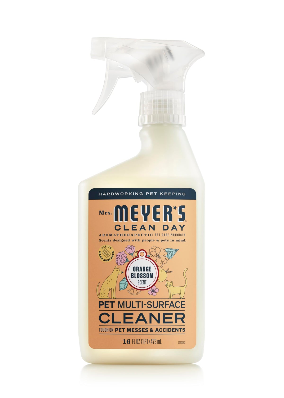 Mrs. MEYER'S Clean Day botella limpiador multi-superficie con aroma azahar para pisos