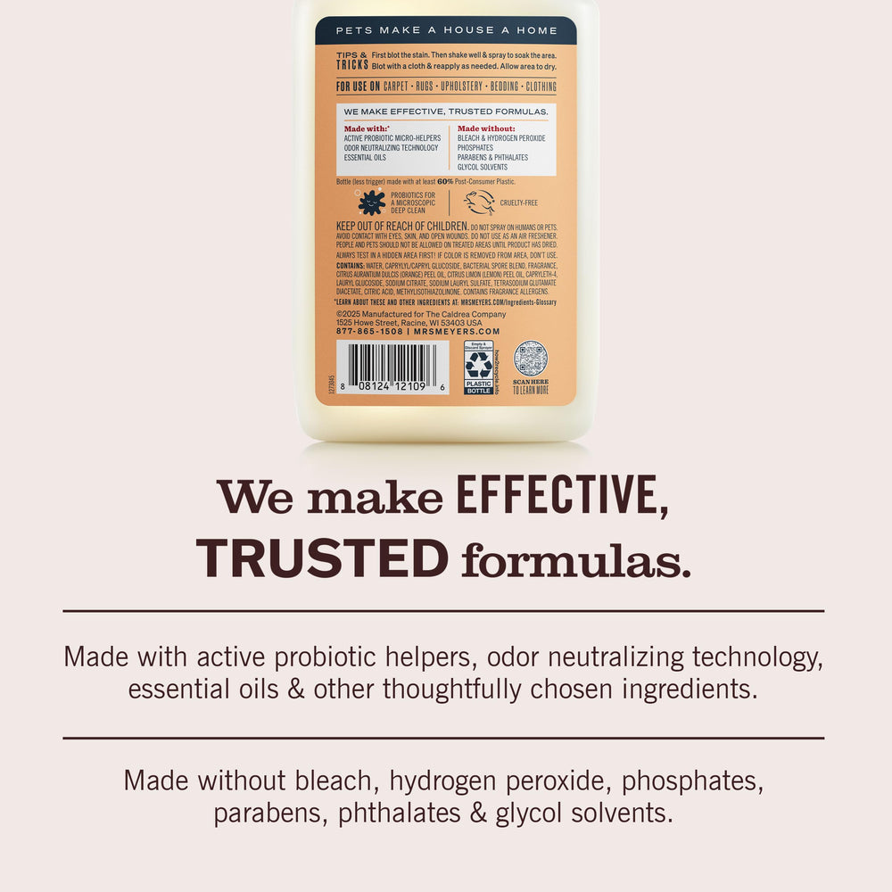Mrs. MEYER'S Clean Day limpia césped artificial con fragancia fresca