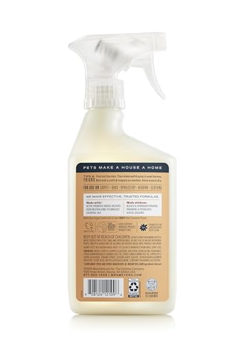 Mrs. MEYER'S Clean Day Stain & Odor Fighter, spray, neutraliza olores en textiles.