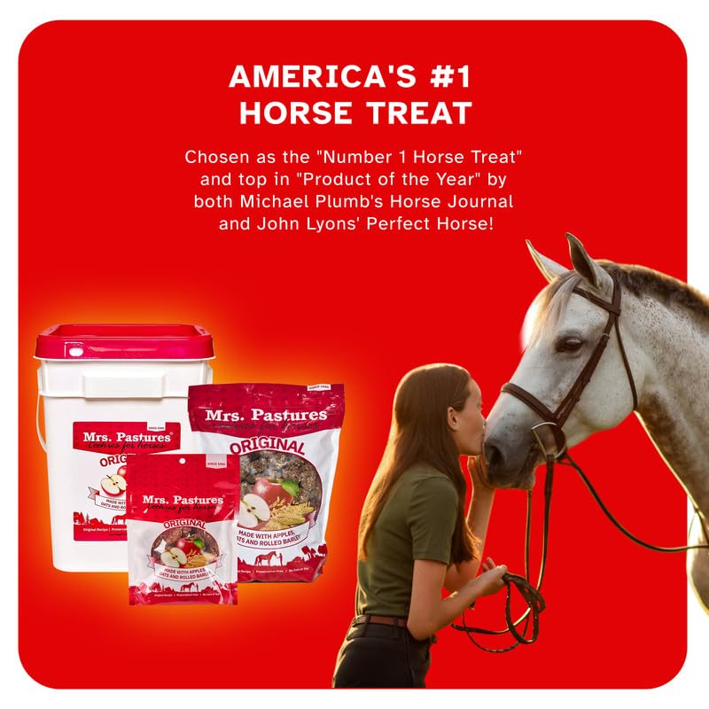 Bolsa de 5 libras de Mrs Pastures para caballos, conveniente para el día a día.
