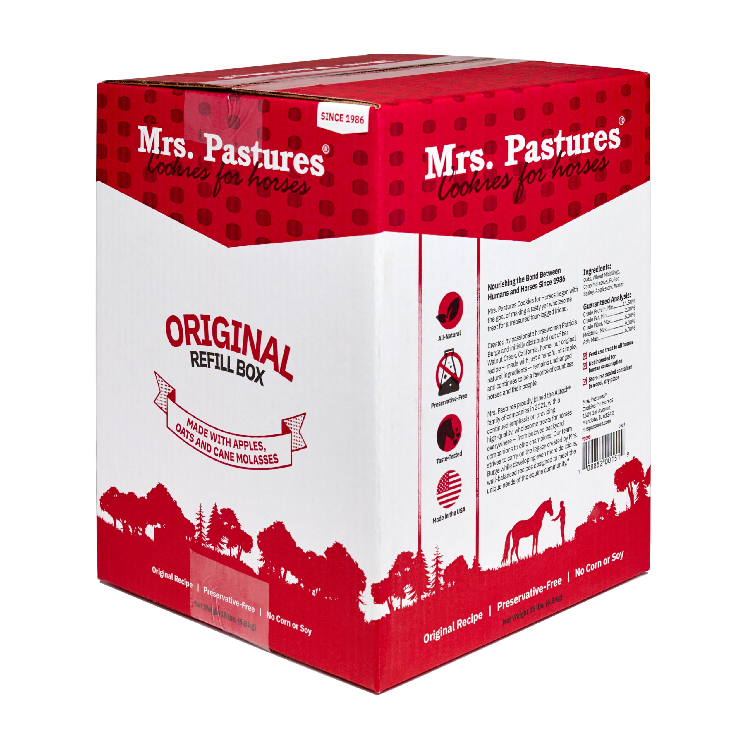 Mrs. Pastures galletas deshidratadas, crujientes y fáciles de llevar en el bolso