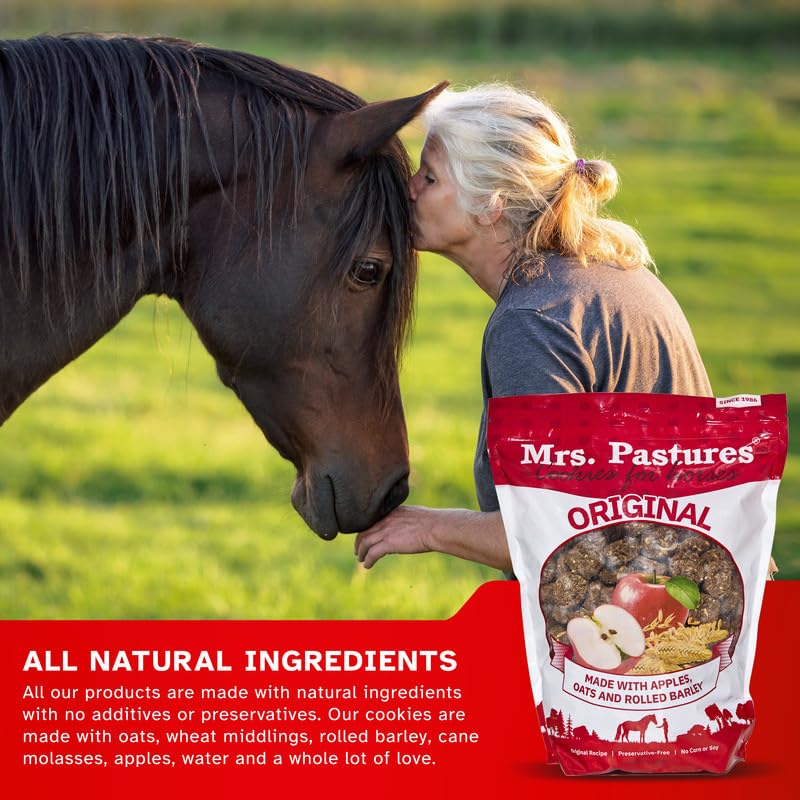 Ingredientes naturales de Mrs Pastures, sin maíz ni soja, para bienestar.