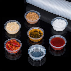 Ensemble MRTIOO de 200 tasses terrarium, rangement facile pour repas et hydratation.