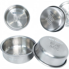 La MRTIOO taza para agua y comida en acero 304 ofrece durabilidad para uso diario.