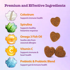 Mshuheene con probióticos y Omega-3 para soporte inmunológico y digestivo canino.