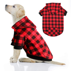 Hoodie Mtliepte para perros con capucha y bolsillos, perfecto para paseos nocturnos.