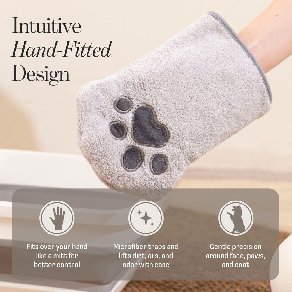 Muddi Mitt para limpieza de patas y uñas con suavidad