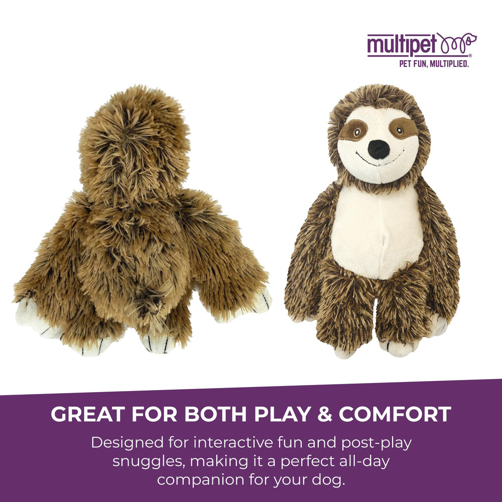 Multipet Bark Buddies, sonajero suave para perros curiosos durante juegos.