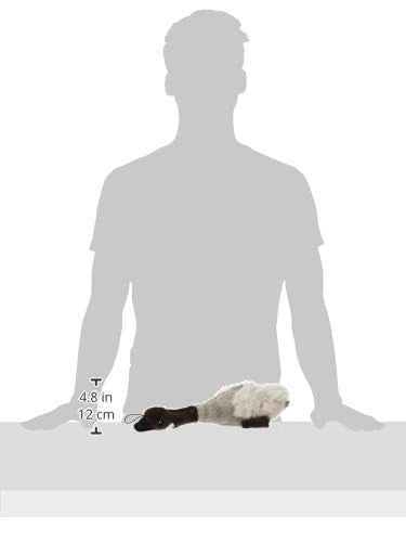 Multipet ganso migrator gris, textura peluche suave para abrazos