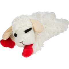 Multipet Lamb Chop 10 pulgadas, vista frontal, peluche suave para juego diario