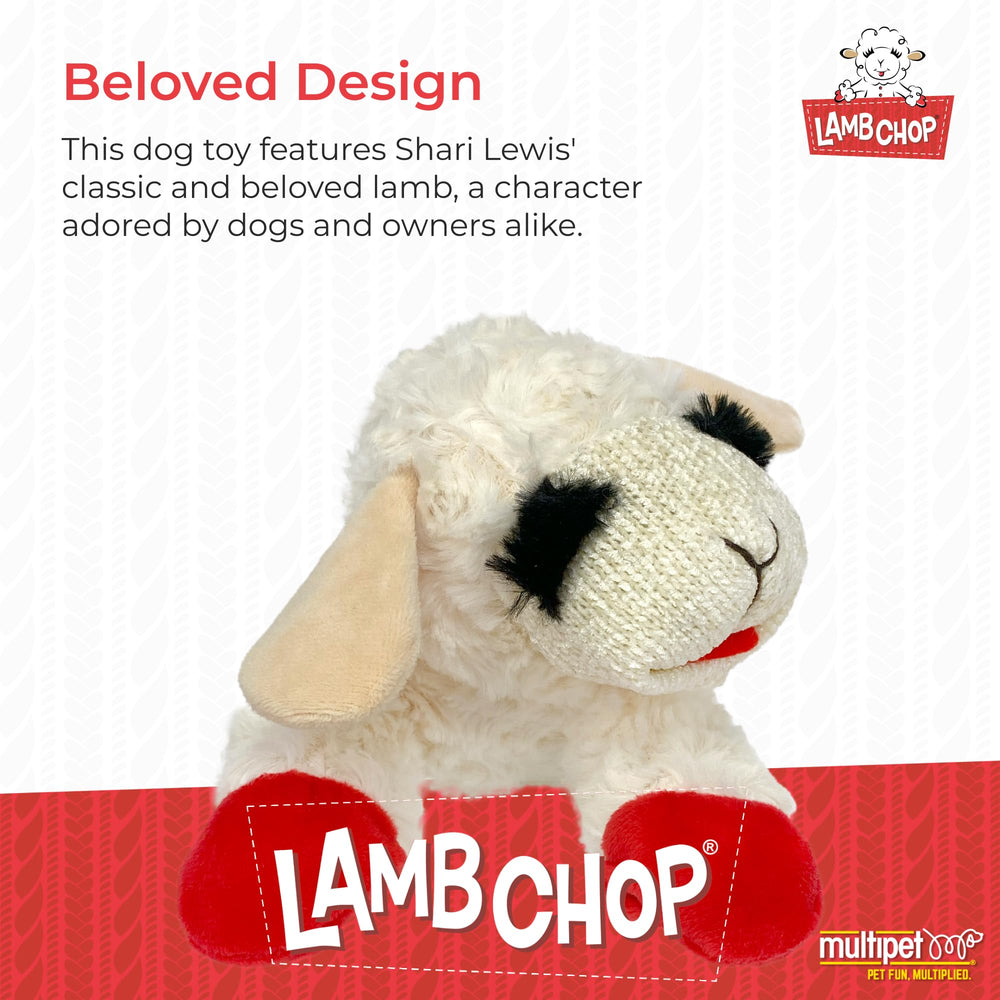 Detalle del peluche crema suave de Lamb Chop para mimos