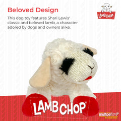 Detalle del peluche crema suave de Lamb Chop para mimos