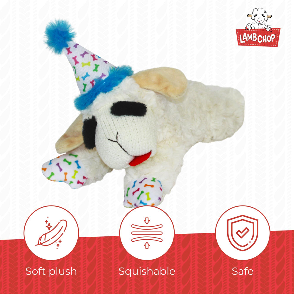 Multipet Lamb Chop peluche ultra suave, cómodo para acurrucarse.