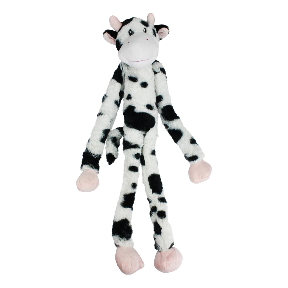 Multipet Swingin Slevin: vaca peluche grande para abrazos y juego interactivo