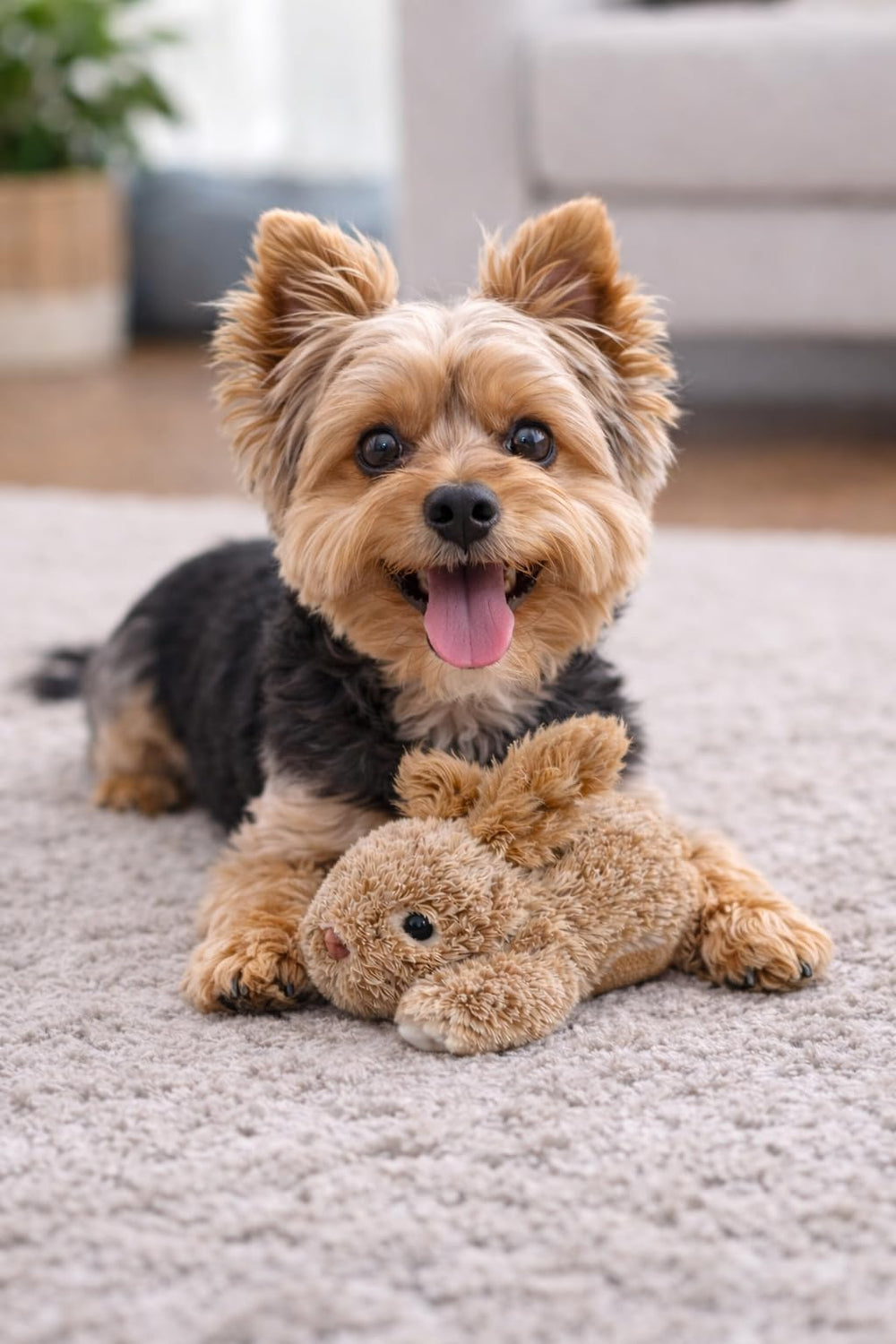 Multipet Thumperz peluche suave, perfecto para acurrucarse.