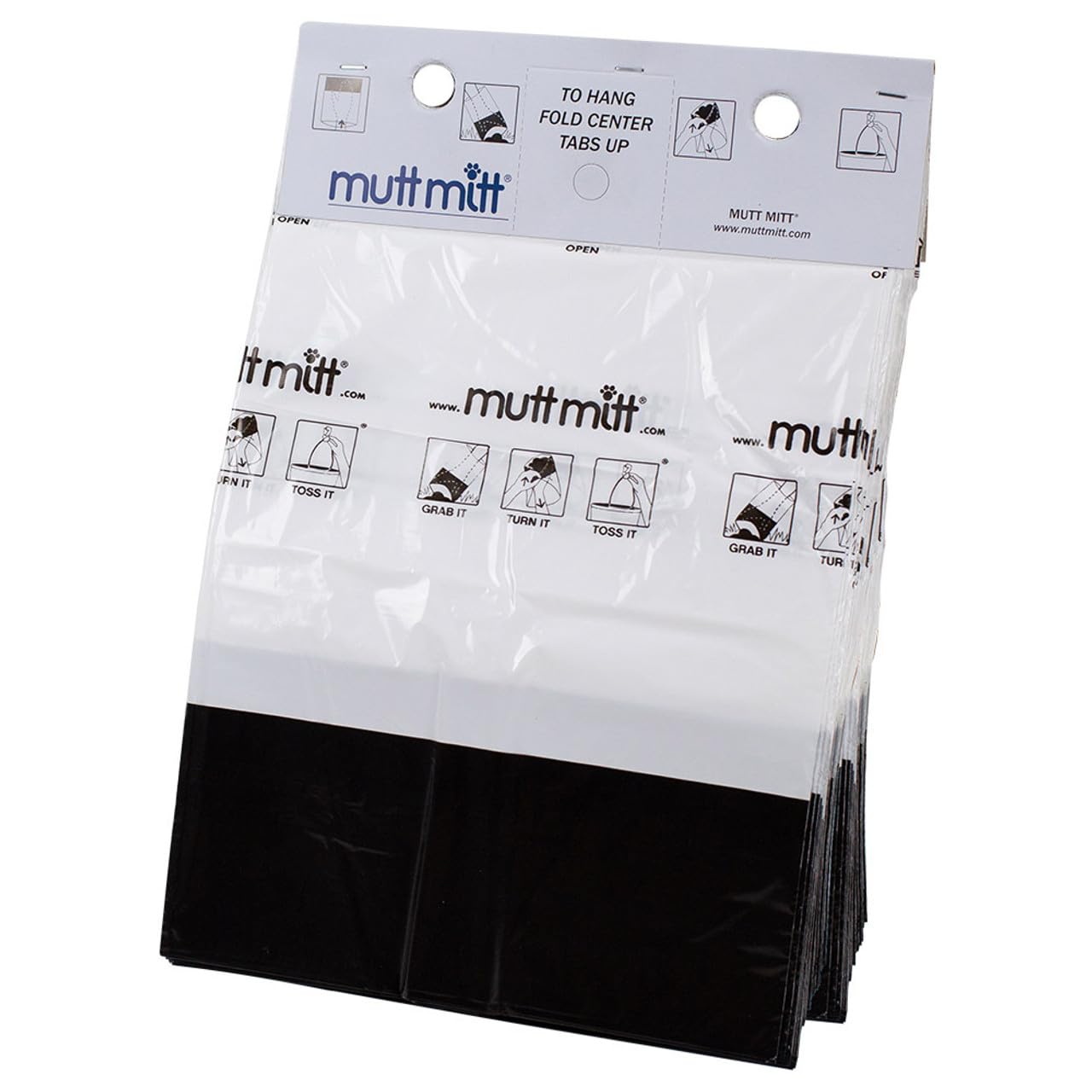 Mutt Mitt guante 2 mil, resistente para recogida limpia.