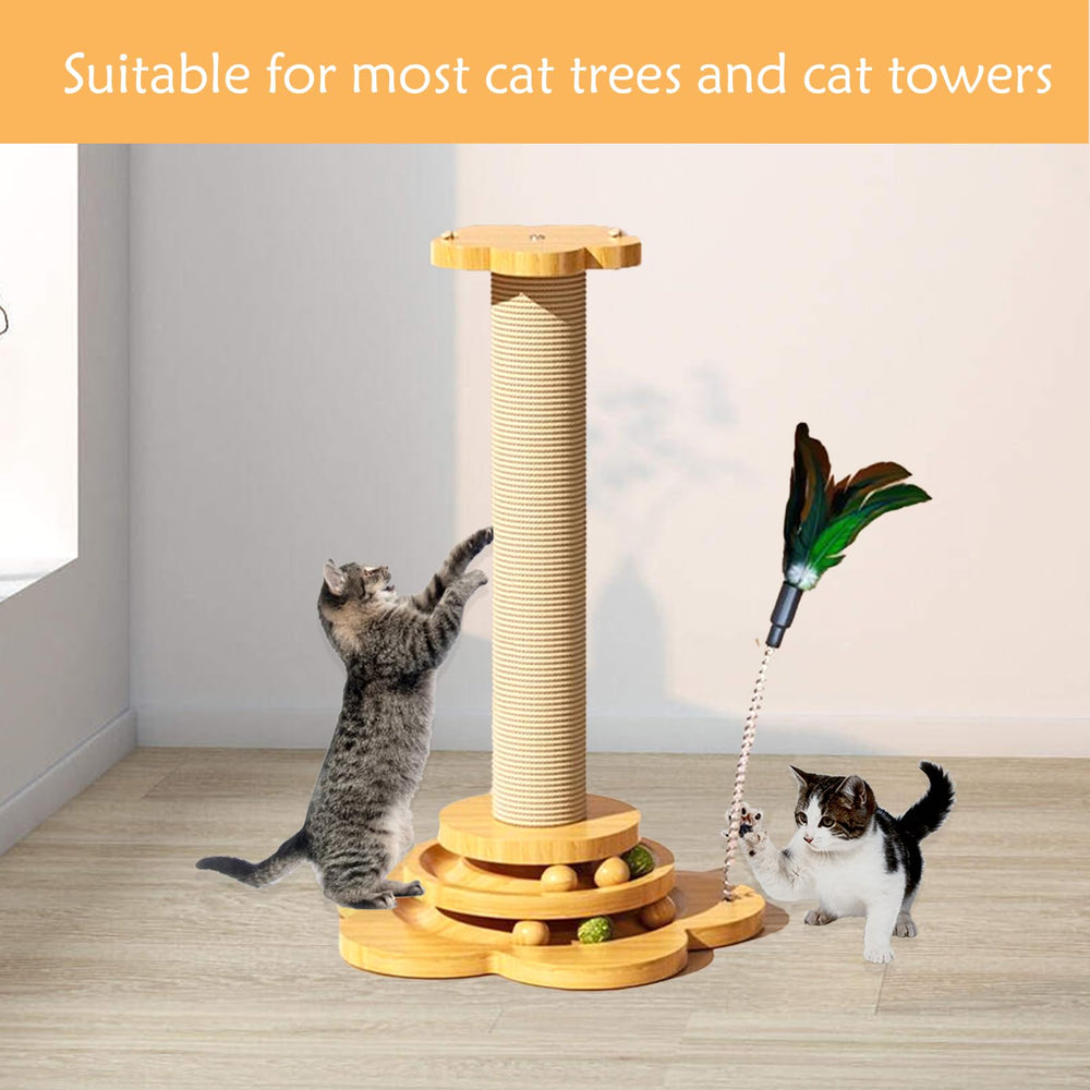 MUYG poste rasca-gato de sisal natural protege muebles