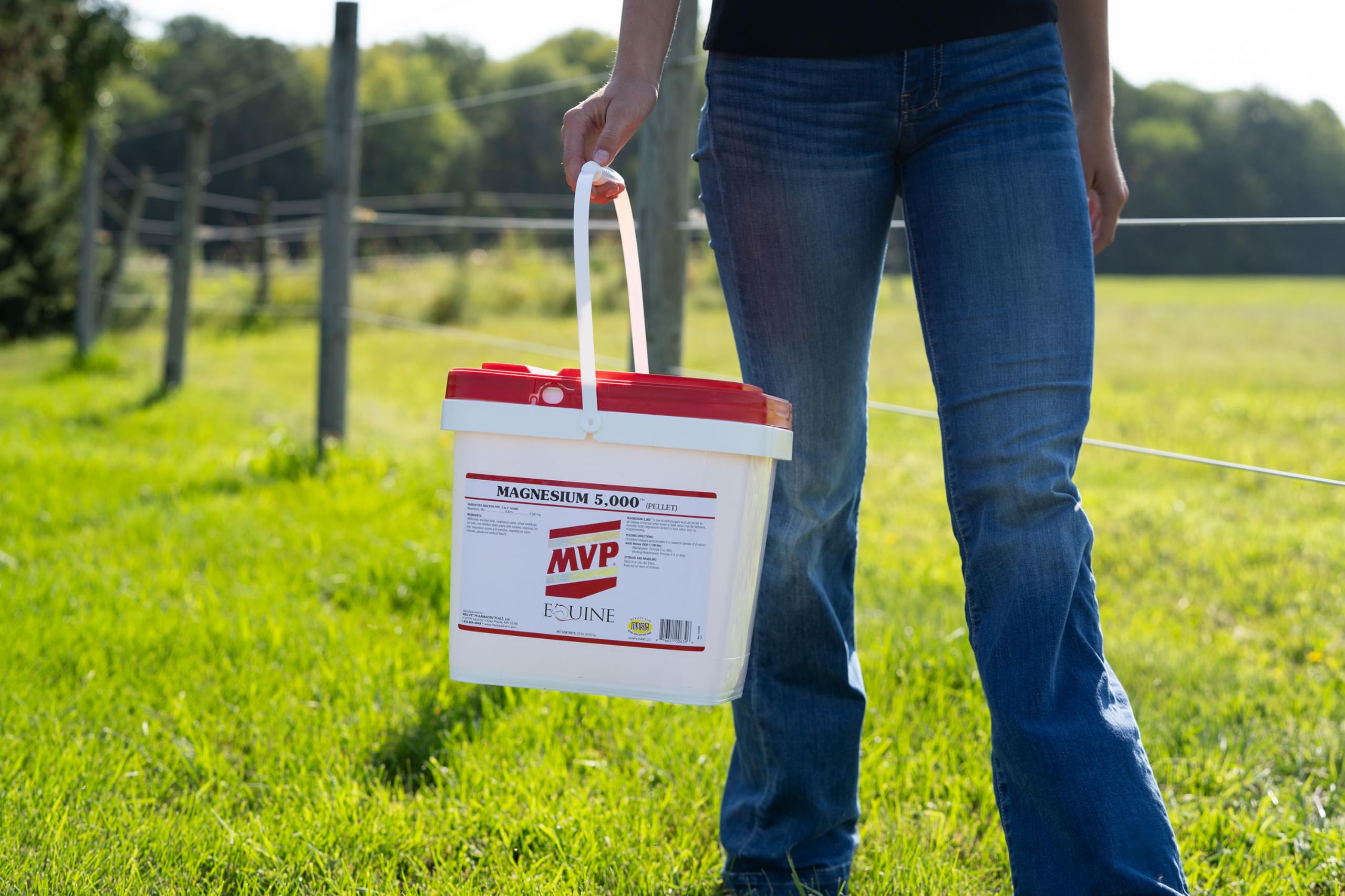 MVP Magnesium 5000, uso diario, apoyo para caballos activos.