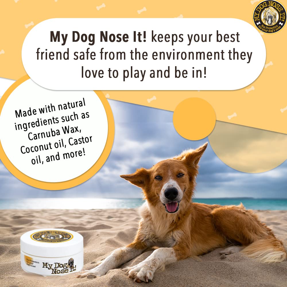 My Dog Nose It protector solar para nariz y orejas de perros.