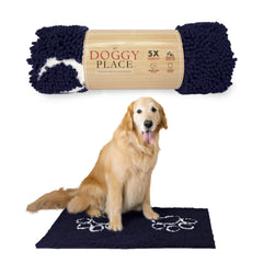 My Doggy Place: almohadilla para perros con huellas de barro, absorbe y mantiene el suelo limpio.