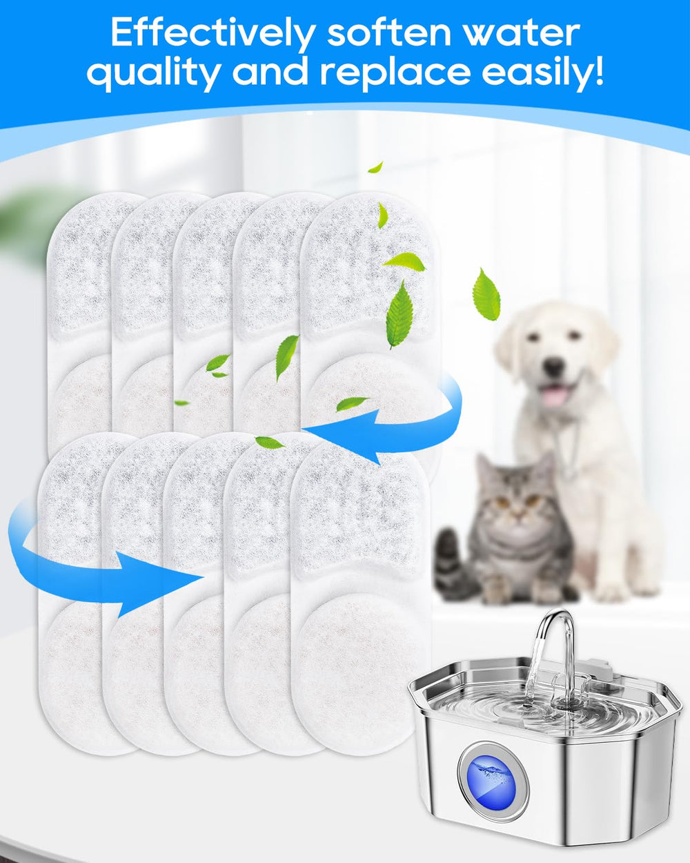 Reemplazo programado para mantener agua fresca con MyfatBOSS.
