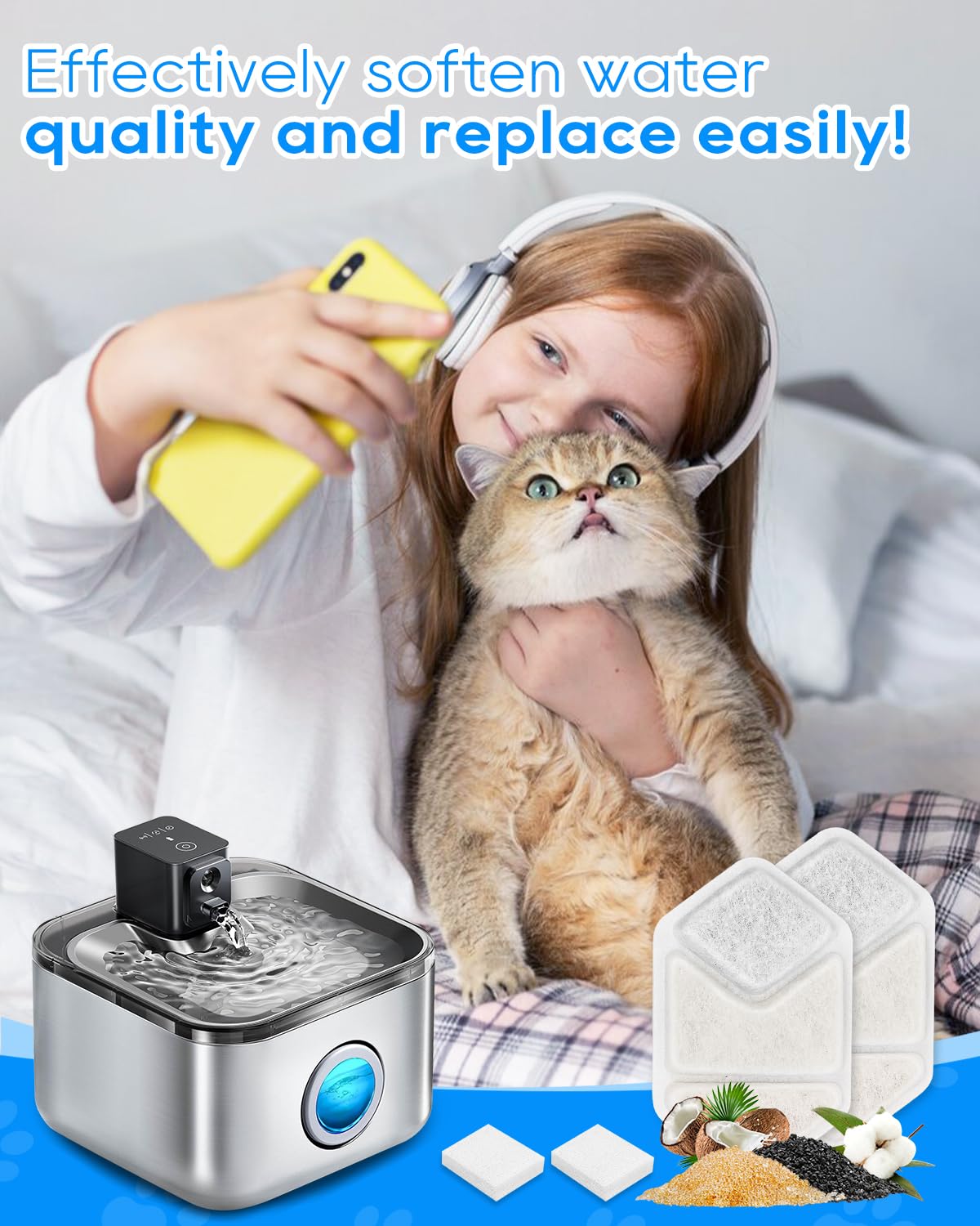MyfatBOSS cuidado sencillo para prolongar la vida de la fuente de agua