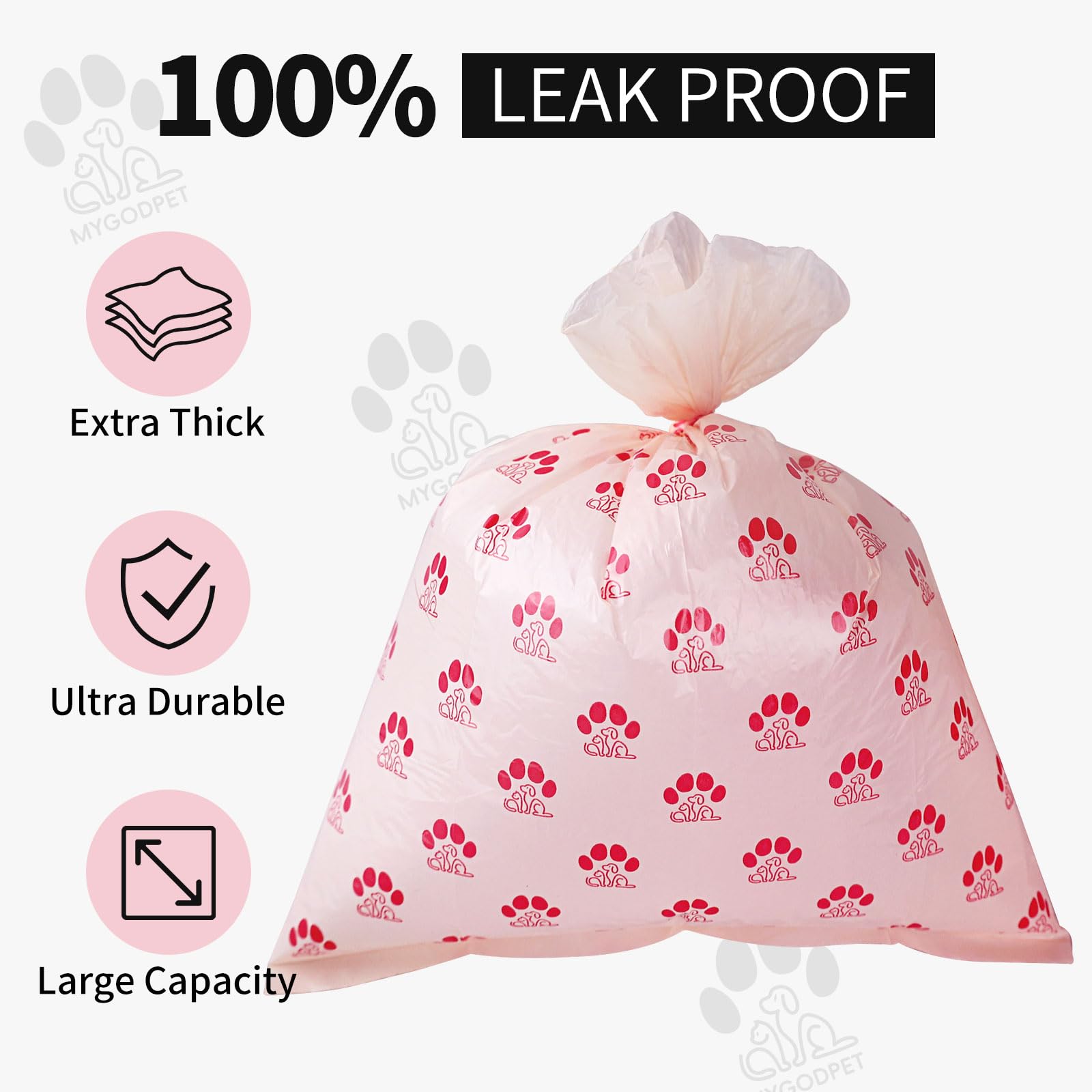 MYGODPET bolsas biodegradables con EPI, opción ecológica para recoger desecho.