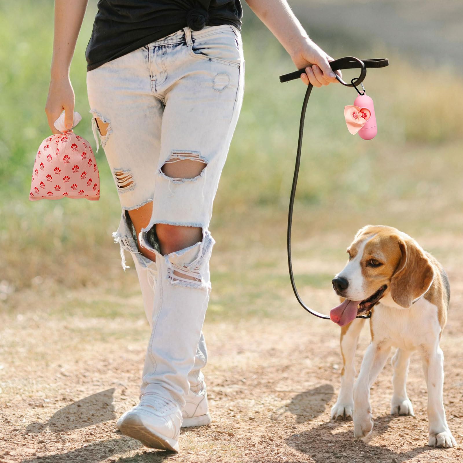 MYGODPET bolsas con huellas, diseño bonito para dueños de mascotas.