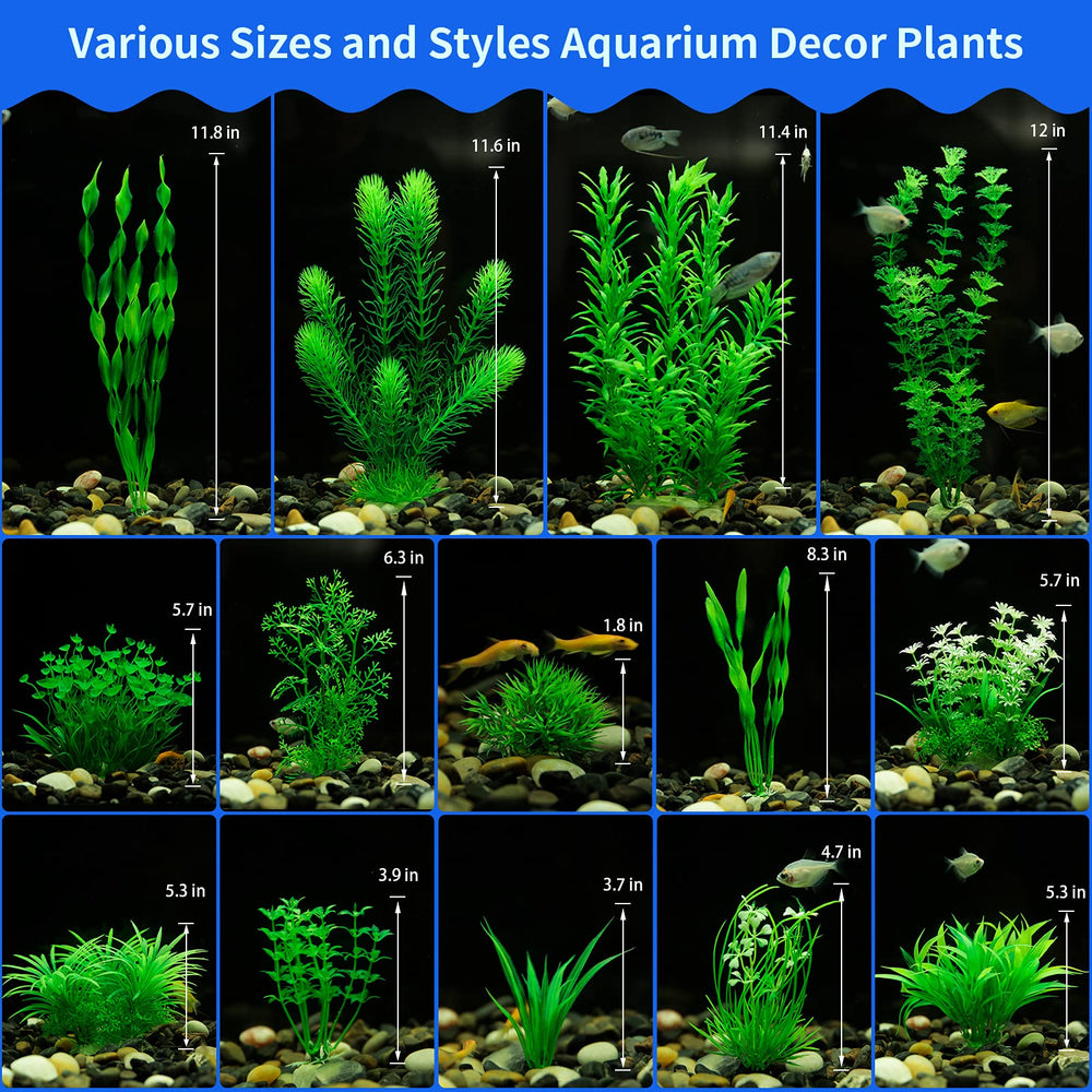 MyLifeUNIT hojas suaves ofrecen refugio seguro para peces.