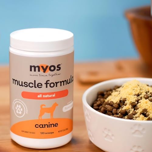 MYOS Canine Muscle Formula confiable respaldada por veterinarios