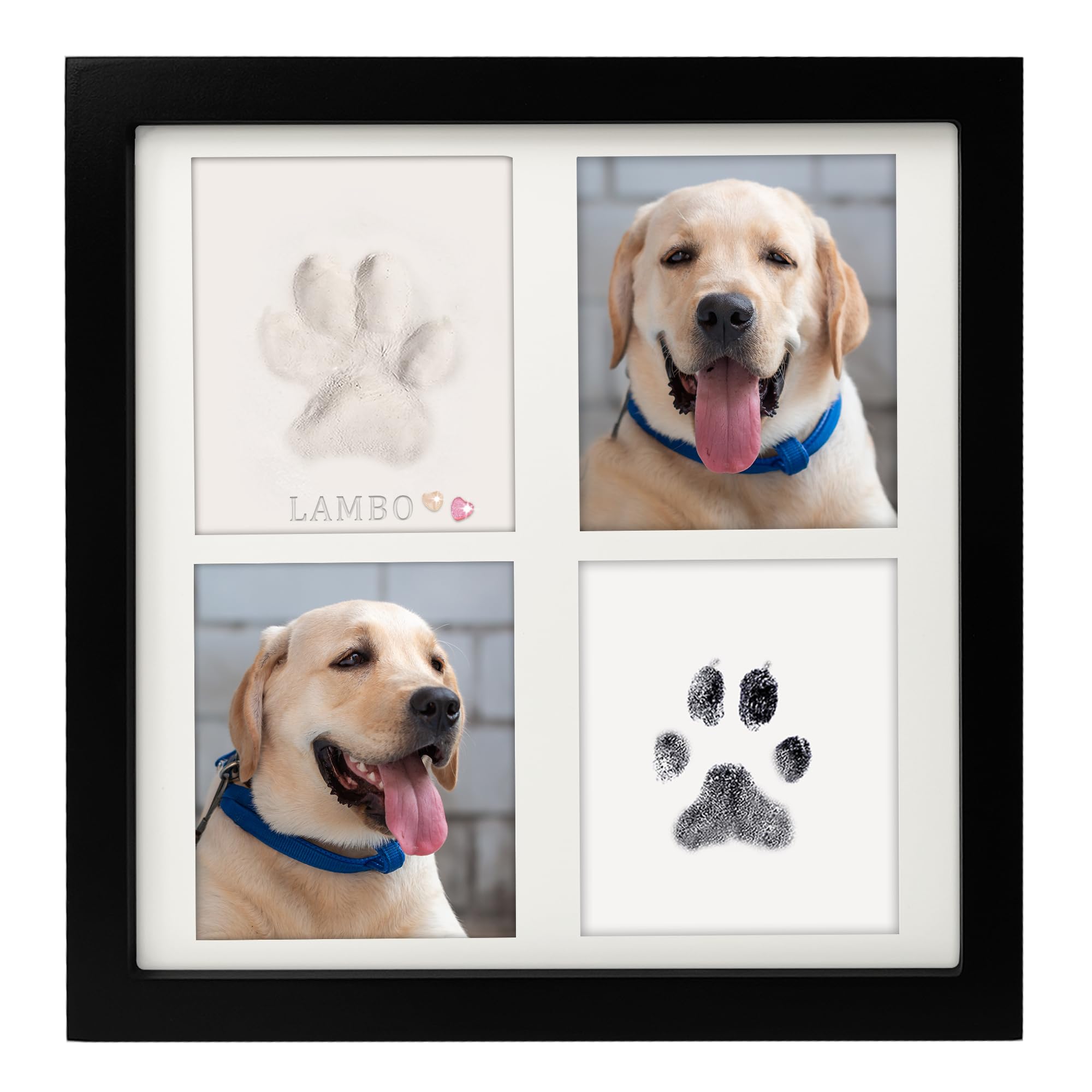 MYPAWLETS kit huellas mascotas arcilla e tinta para recuerdos duraderos.