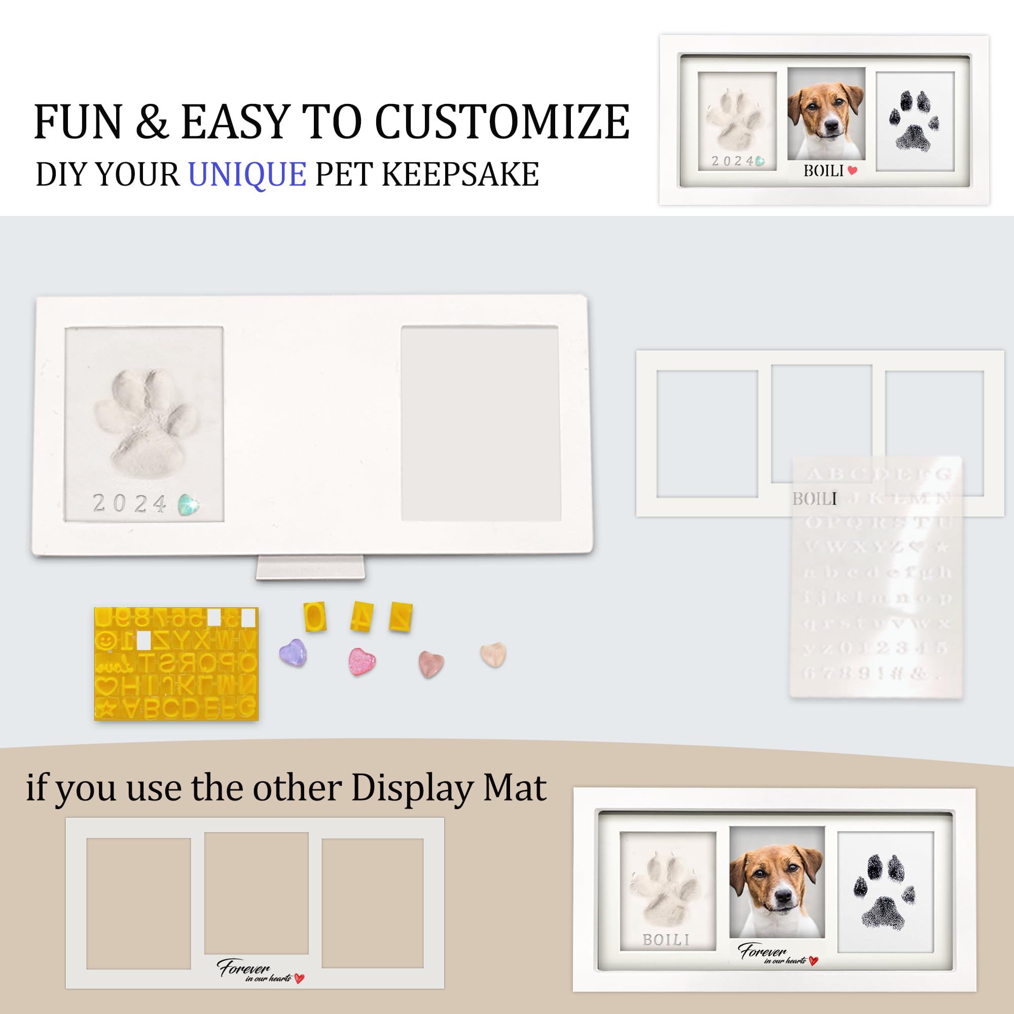 MYPAWLETS soporte de madera para patitas, marco estable