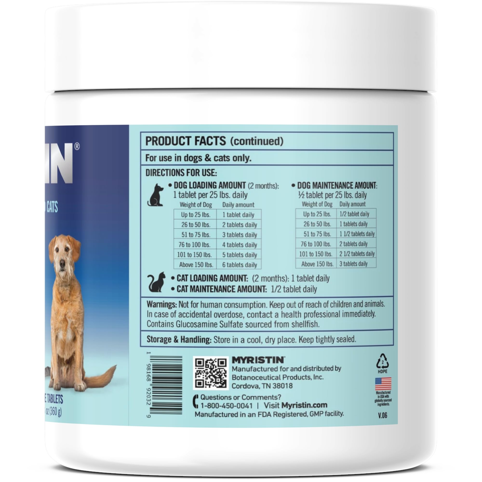 Myristin: masticables sabor tocino natural para toma diaria.