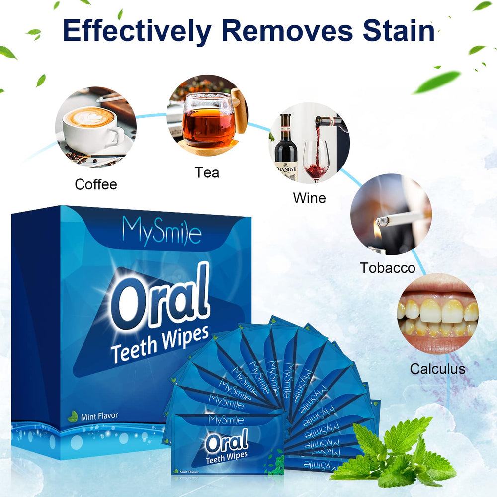 MySmile empaque individual de toallitas para dedo, higiene en cualquier lugar