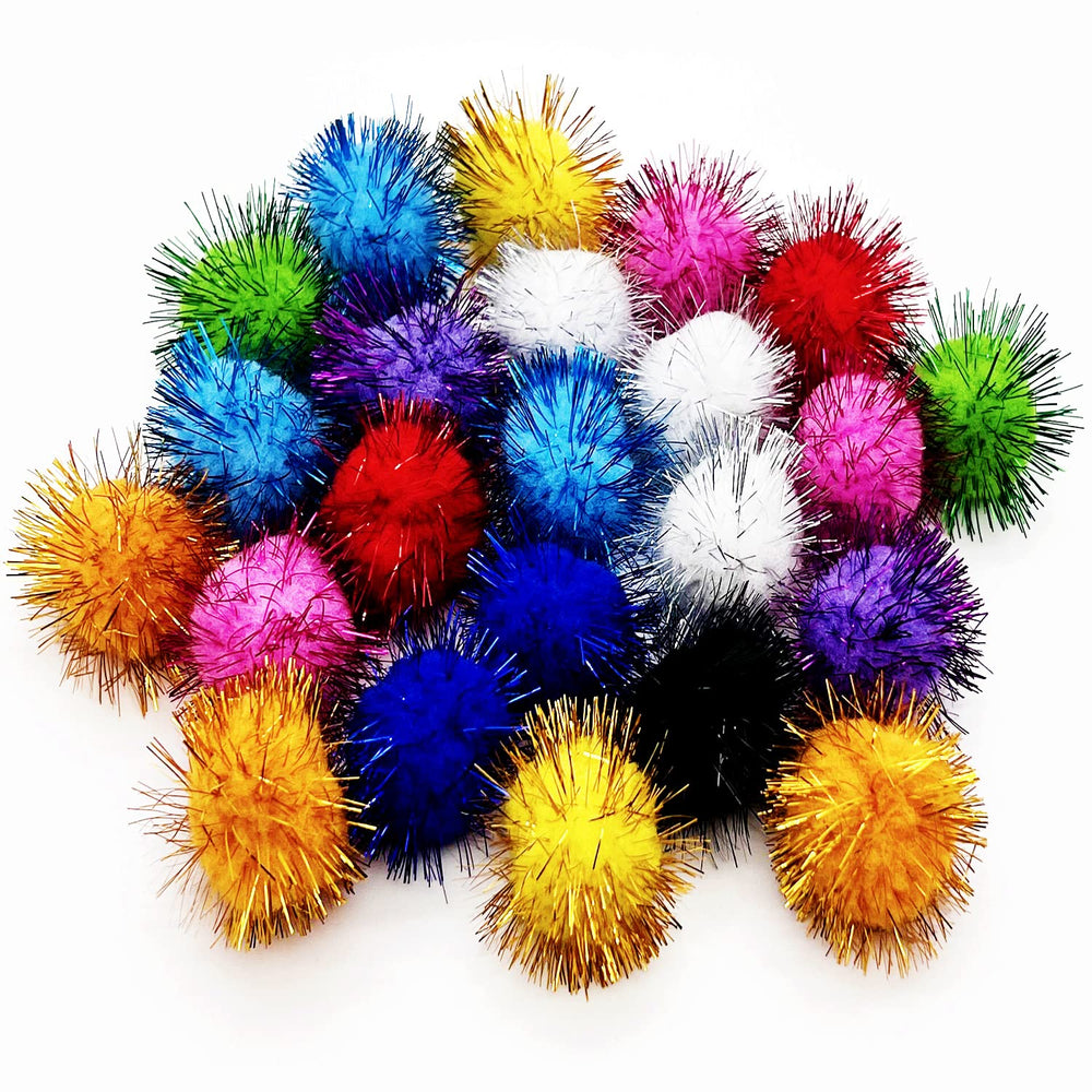 Bolas MYYZMY brillantes para gatos, 1,8 pulgadas, juego seguro