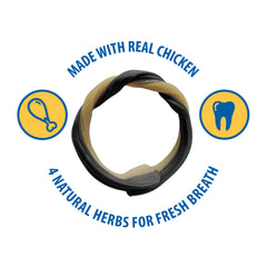 N-Bone Anillos Dentales con hierbas, refrescan el aliento tras la comida.