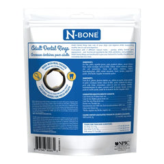 N-Bone Anillos Dentales en masticación, ideal para premiar y fomentar la higiene dental.