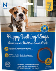 N-Bone: anillo de denticion para cachorro, sabor pollo, facil de agarrar.
