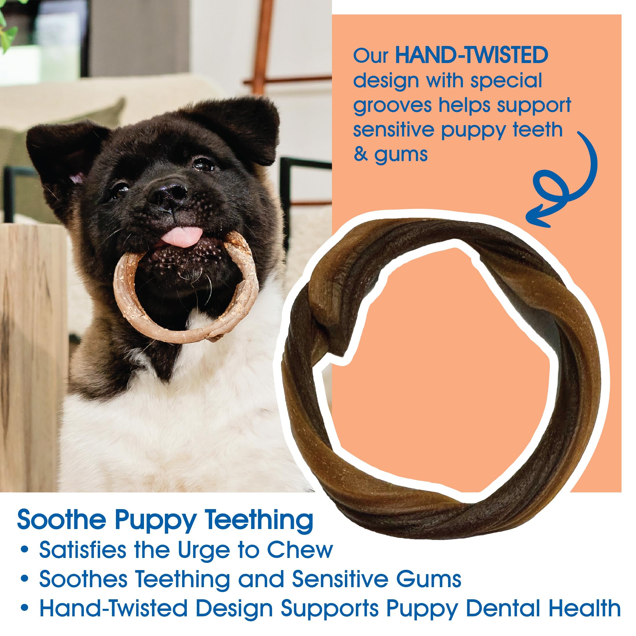 N-Bone: anillos dentición cachorros calcio para huesos y dientes fuertes.