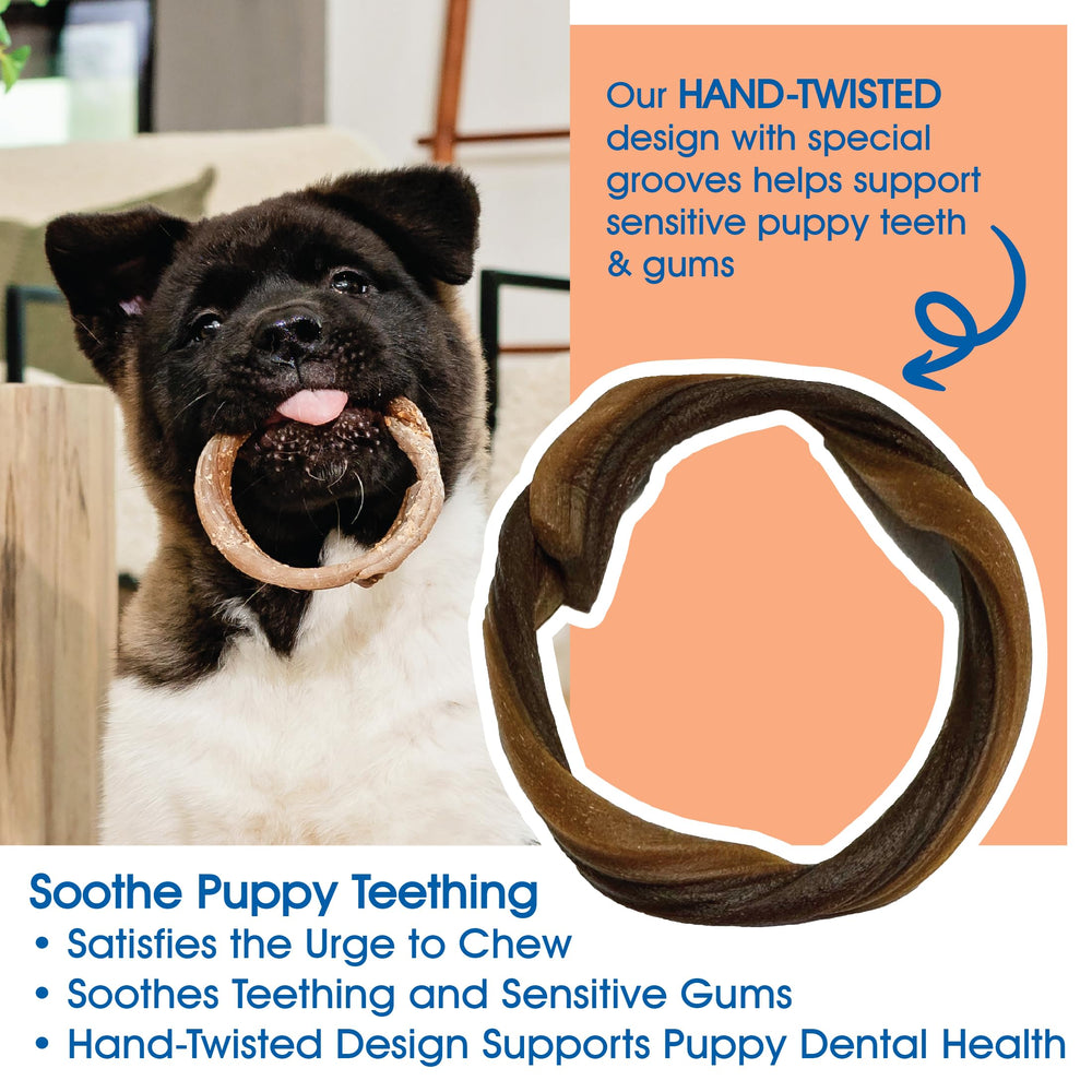 N-Bone: anillos dentición cachorros calcio para huesos y dientes fuertes.