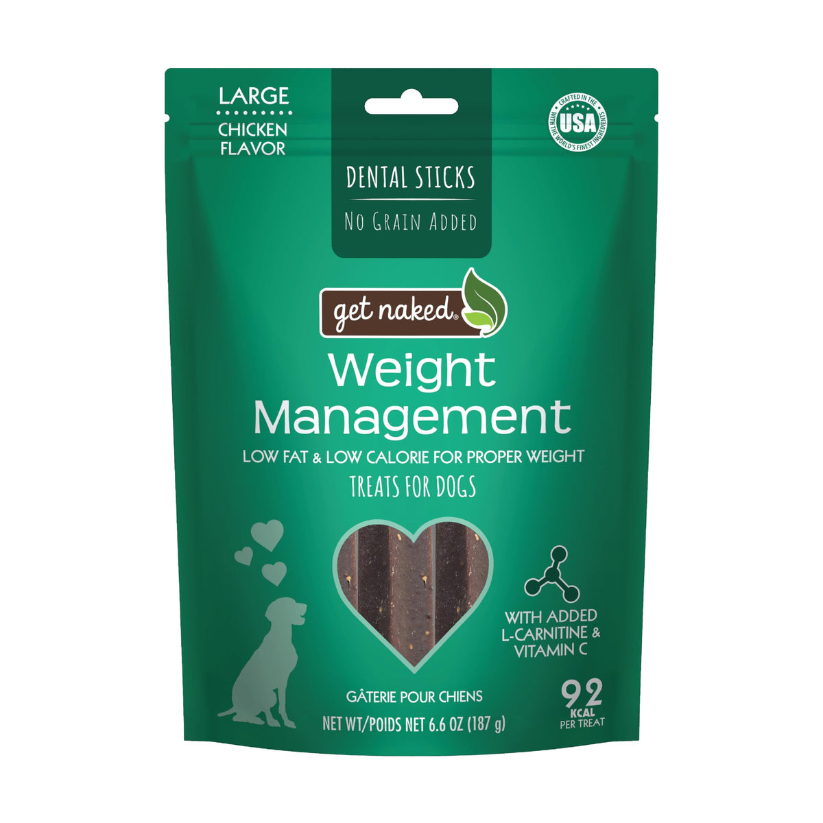 N-Bone Get Naked, bolsa sin granos, ideal para control de peso canino.