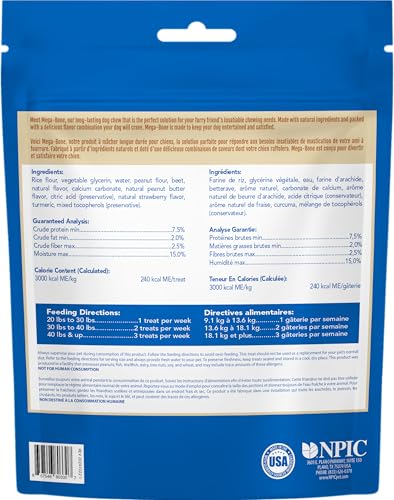 N-Bone Mega-Bone: textura interna resistente para masticar horas.